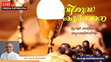 മാർ ടോണി നീലങ്കാവിൽ  🔴 തത്സമയ ദിവ്യബലി |  തൃശൂർ അതിരൂപത  | 19.12.2021