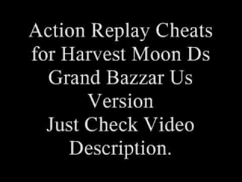 Harvest Moon Ds Grand Bazaar Instant Windmill Builds And Action Replay Cheats