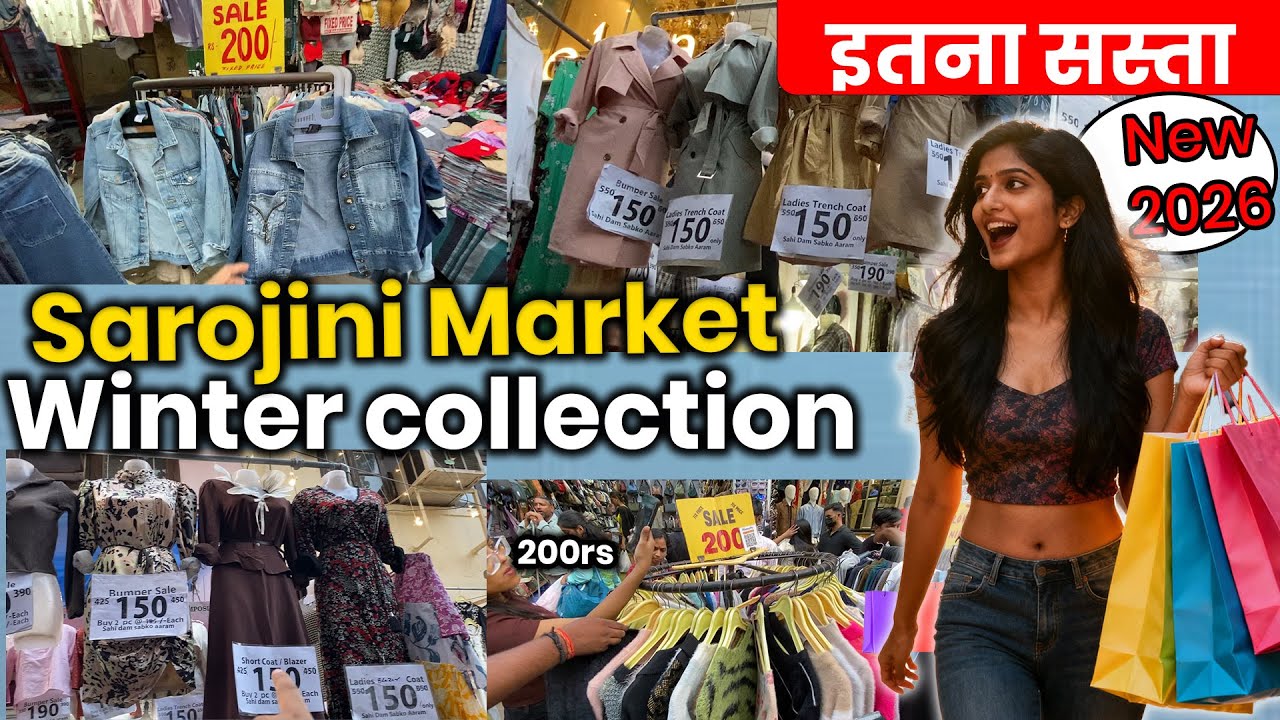 2026 Winter collection Sarojini market👕👗😍// Girls and boys 
