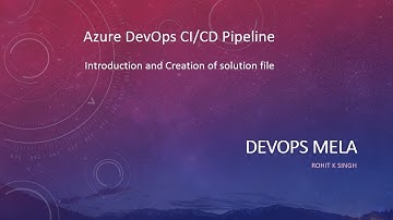 Introduction and creation of Visual Studio .sln file and importing .dacpac file to the project.