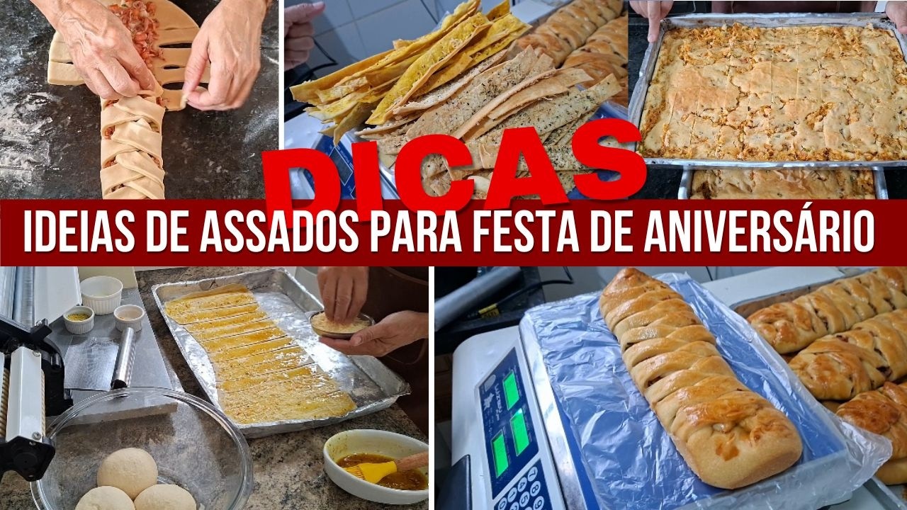 Assados Perfeitos para Festa de Aniversário — Rendem e Fazem Sucesso!