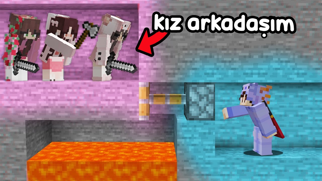 KIZ ARKADAŞIMIN Minecraft Sunucusuna GİZLİCE Girdim