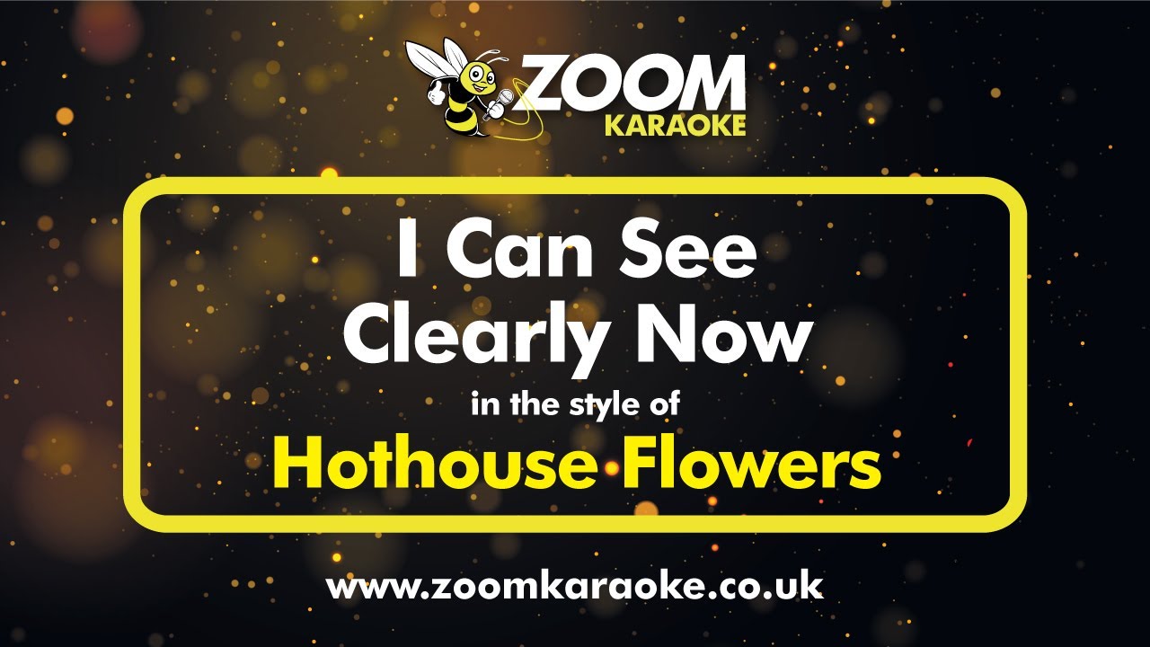 Hothouse Flowers I Can See Clearly Now Karaoke Version from Zoom