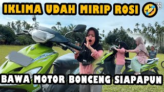 Kecil Bukan Sembarang Kecil🤣, Iklima Makin Lancar Bawa Motornnya 😂😂