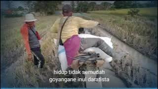 beras entek,  susu ne entek..