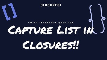 Closures Swift Interview Code | Capture List in Closures | Product based Company Interview Question