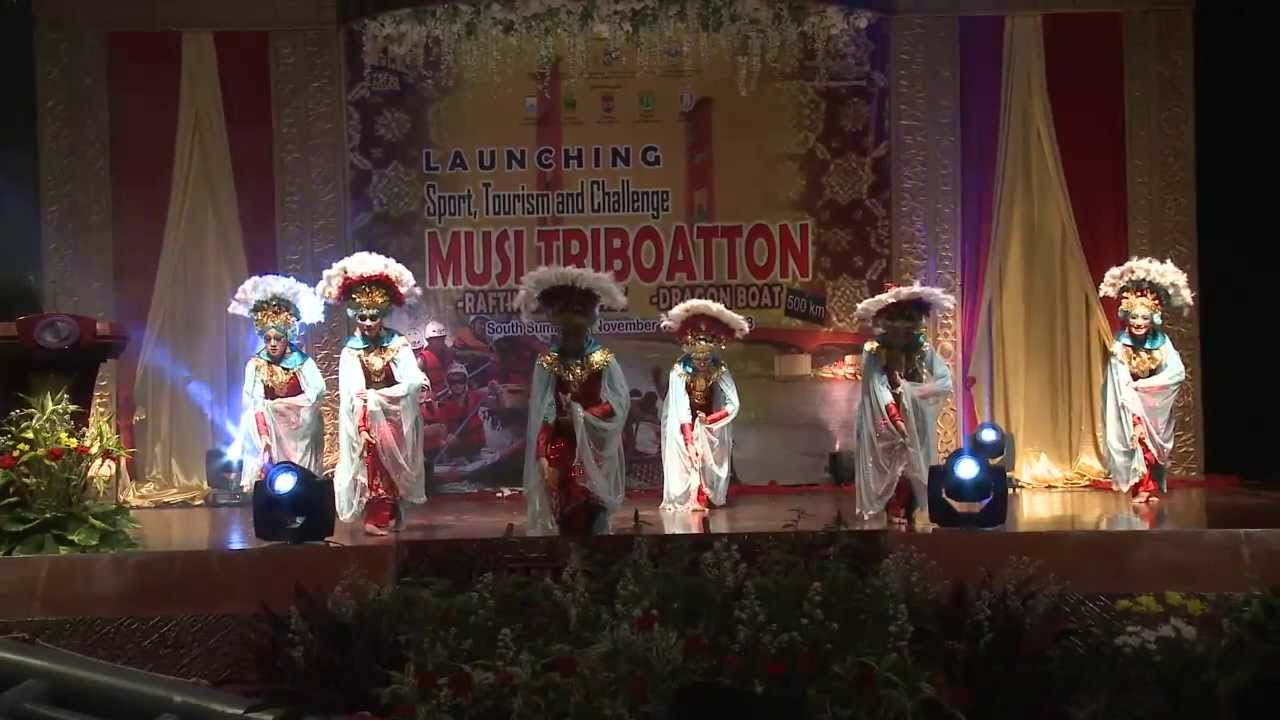 Musi Triboatton 2013 - Pembukaan - Tari Burung Kuow - Kab. Banyuasin