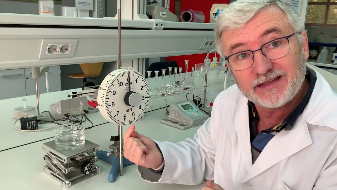 Practicas de Química Física: Tensión superficial y exceso superficial