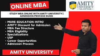 Study MBA Online with Amity University | Admission Process Guide