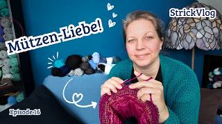 Mützen-Strick-Spaß! Überrascht das noch irgendwen? • Stash-Abbau 2026 Episode 16 • StrickVlog