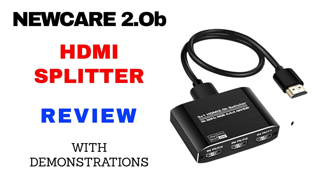 Switch KVM NEWCARE 2 Monitor 2 Computer – 4K@60Hz HDMI Con Audio – Nuovo
