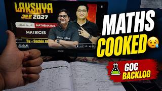 Maths Not Easy Anymore Determinants Fielding Set😓 | Lakshya JEE 2027 | JEE 2027