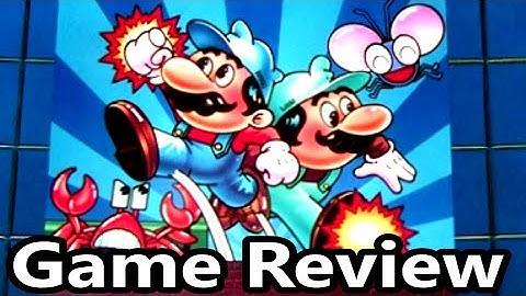 Mario Bros Atari 8 Bit XL XE Review - The No Swear Gamer Ep 708