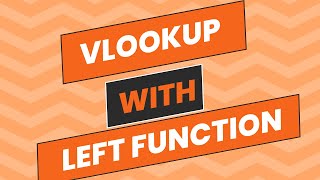 Vlookup With Left Function In MS Excel BY ExcelMasterMind774 | VLOOKUP | | Left Function |