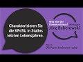 Charakterisieren Sie die KPdSU in Stalins letzten Lebensjahren. Mp3 Song