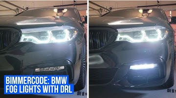 BIMMERCODE : BMW FOG LIGHTS WITH DRL