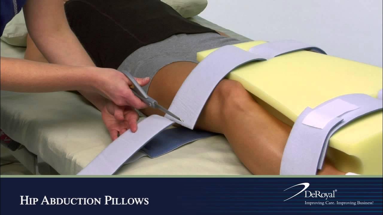 Hip replacement cushion