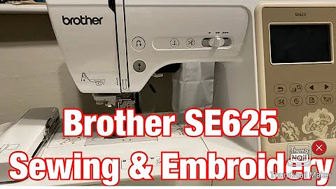 Brother SE625 Sewing & Embroidery Machine/ Show & Tell