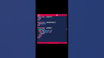 Pico 8 #shorts #3 - #desert #animation #tutorial