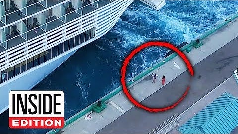 Couple Tries to Stop Cruise Ship From Leaving Port