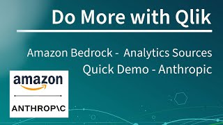 Amazon Bedrock Analytics Sources - Quick Demo (using Anthropic)