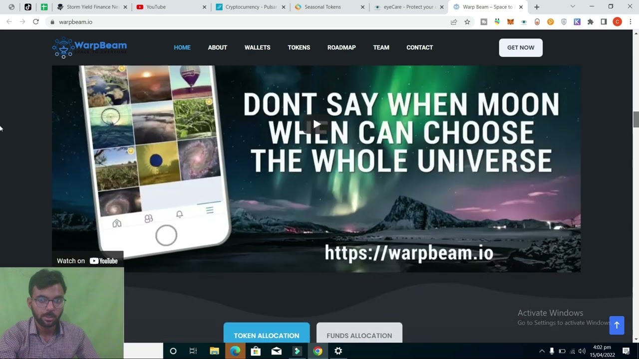 WARPBEAM is a huge amount profitable project| Earn money 2022-23