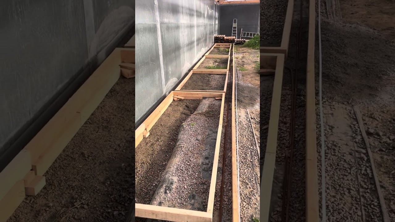 Walipini project. The start of the grow beds