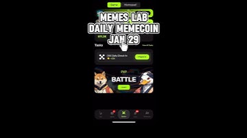 29 January 2025 Memes Labs Daily Cipher code | Daily Memecoin Today #memeslab #memeslabciphercode