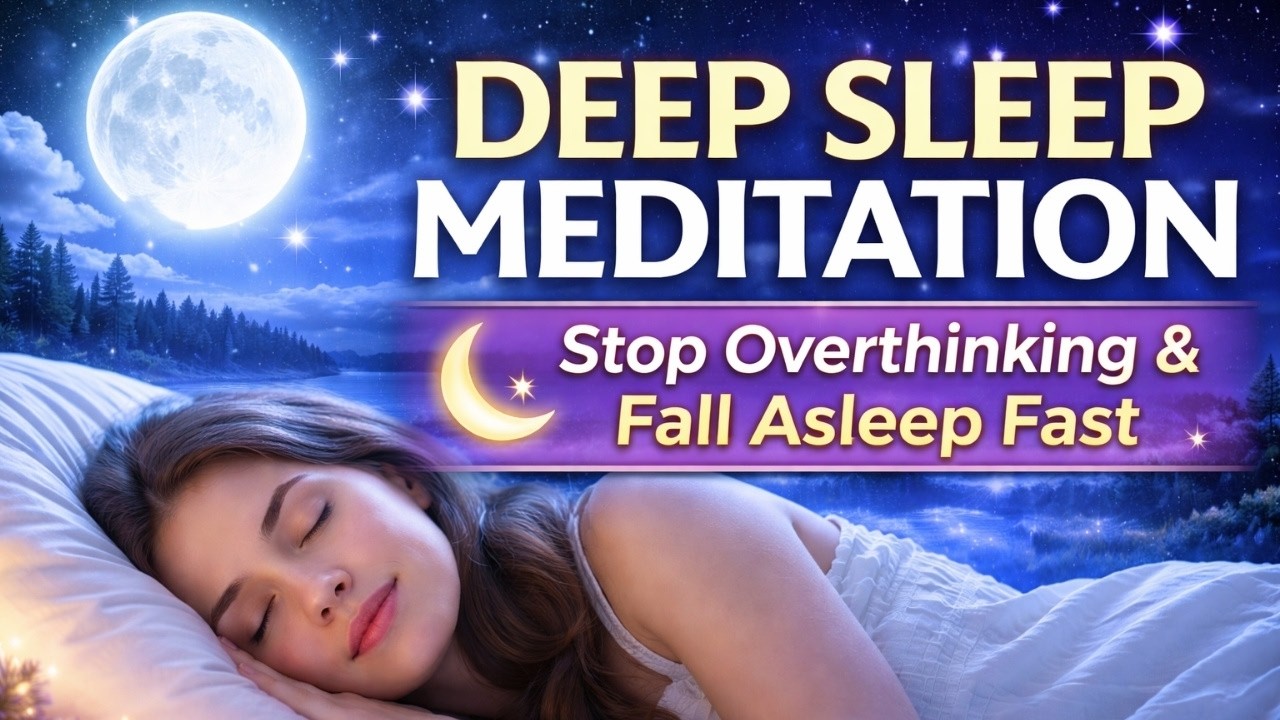 10 Minute Deep Sleep Meditation | Stop Overthinking & Fall Asleep Fast💗 ...