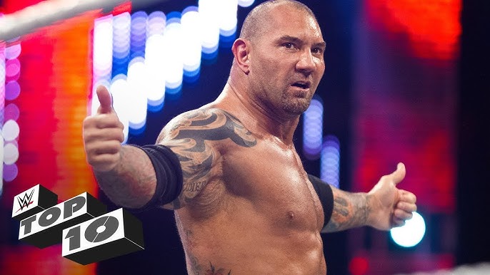 Dave Bautista: gimnasio con pesas personalizadas