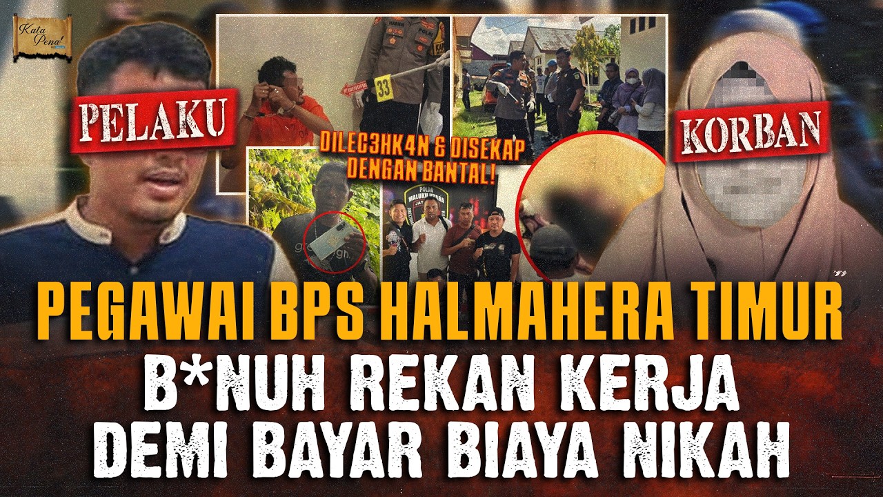 PEGAWAI BPS HALMAHERA TIMUR B*NUH REKAN KERJA DEMI BAYAR UANG NIKAH