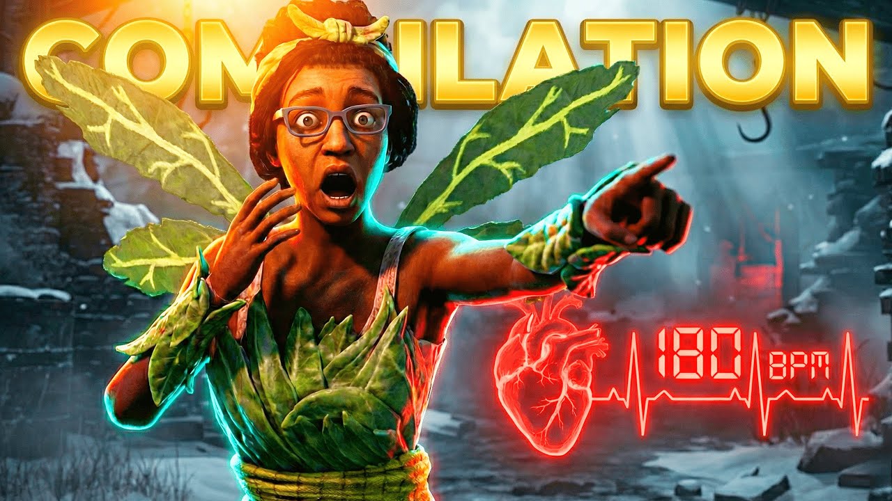 HEART RATE 180 BPM! | The Most Stressful and Chaotic DBD Moments