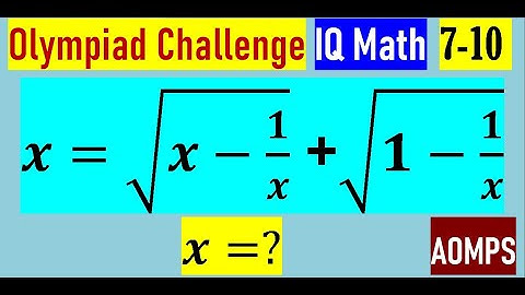 Find all real solutions satisfying the equation, x=√(x-1/x)+√(1-1/x) .