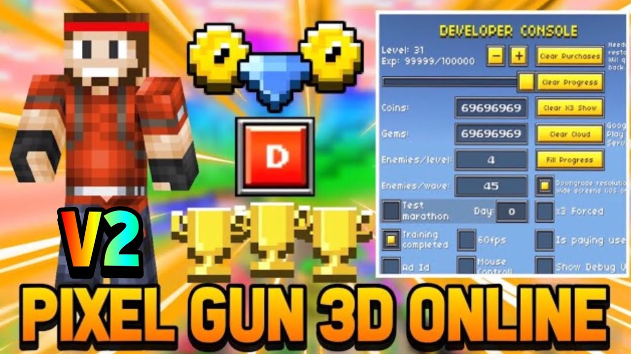 pixel gun 3d developer console download 2016