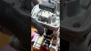 RG500 Rebuild   Repaired Float Valve Post