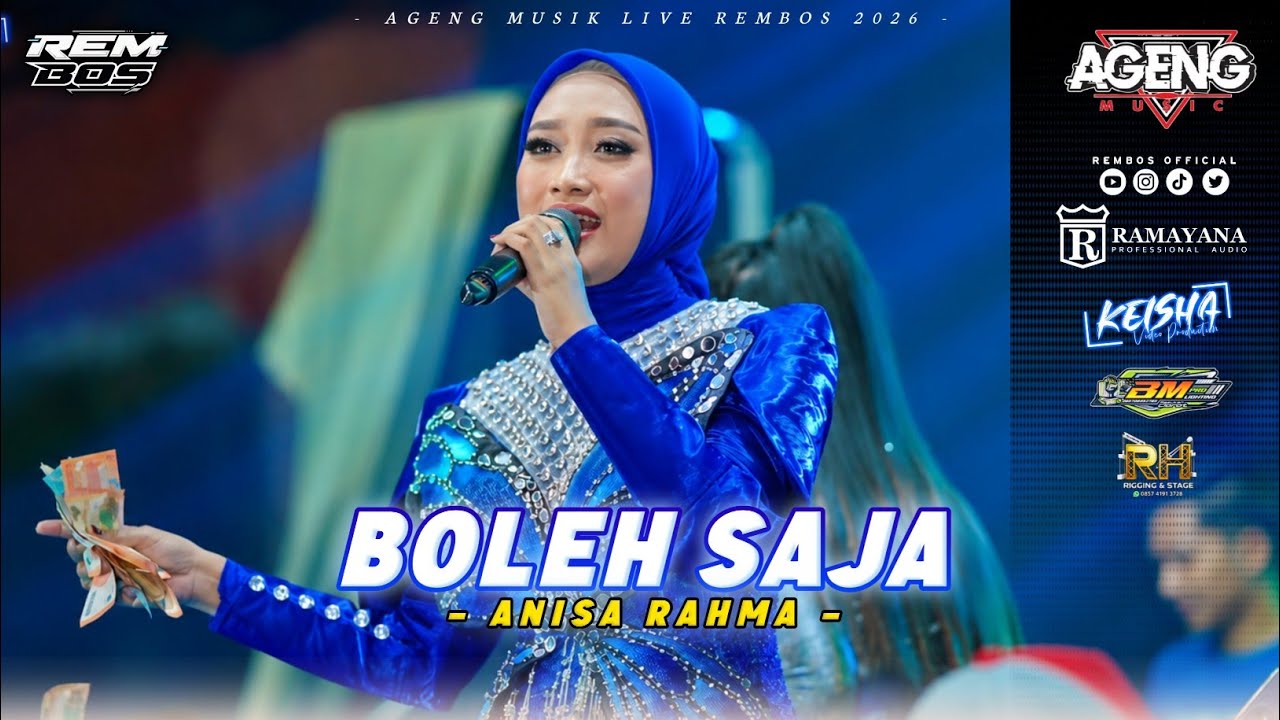 BOLEH SAJA - ANISA RAHMA - AGENG MUSIK [ COVER LIVE PERFROM ] REMBOS 2026