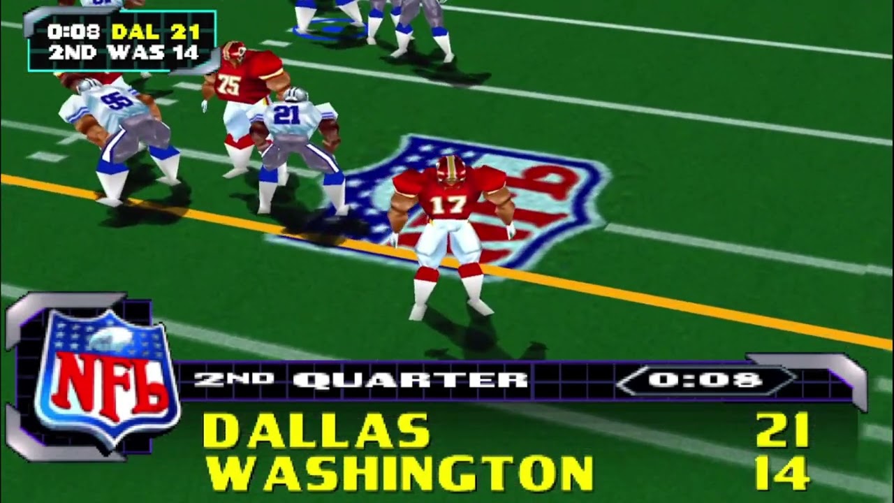 Playing the Washingtion *REDACTED* in Nflblitz2000