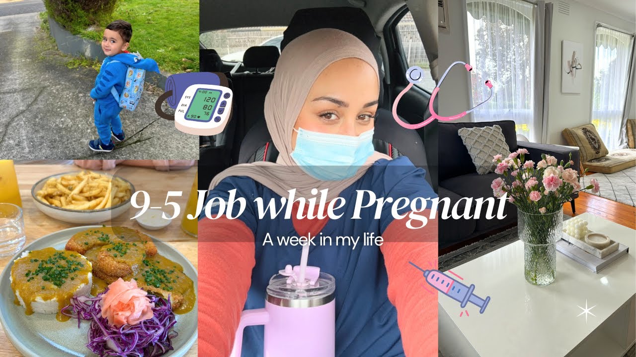 VLOG- My 9-5 job as a Pregnant toddler Mum 🏥👩🏻‍⚕️ Health care worker- Career options in Australia