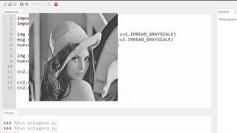 Esteganografía: Ocultando una imagen dentro de otra con OpenCV-Python-Thonny