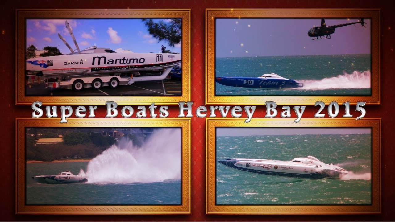Offshore Super Boats Hervey Bay 2015 Race 2 YouTube