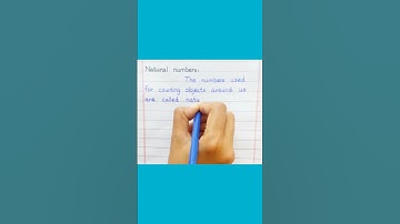 Define Natural Numbers #shorts