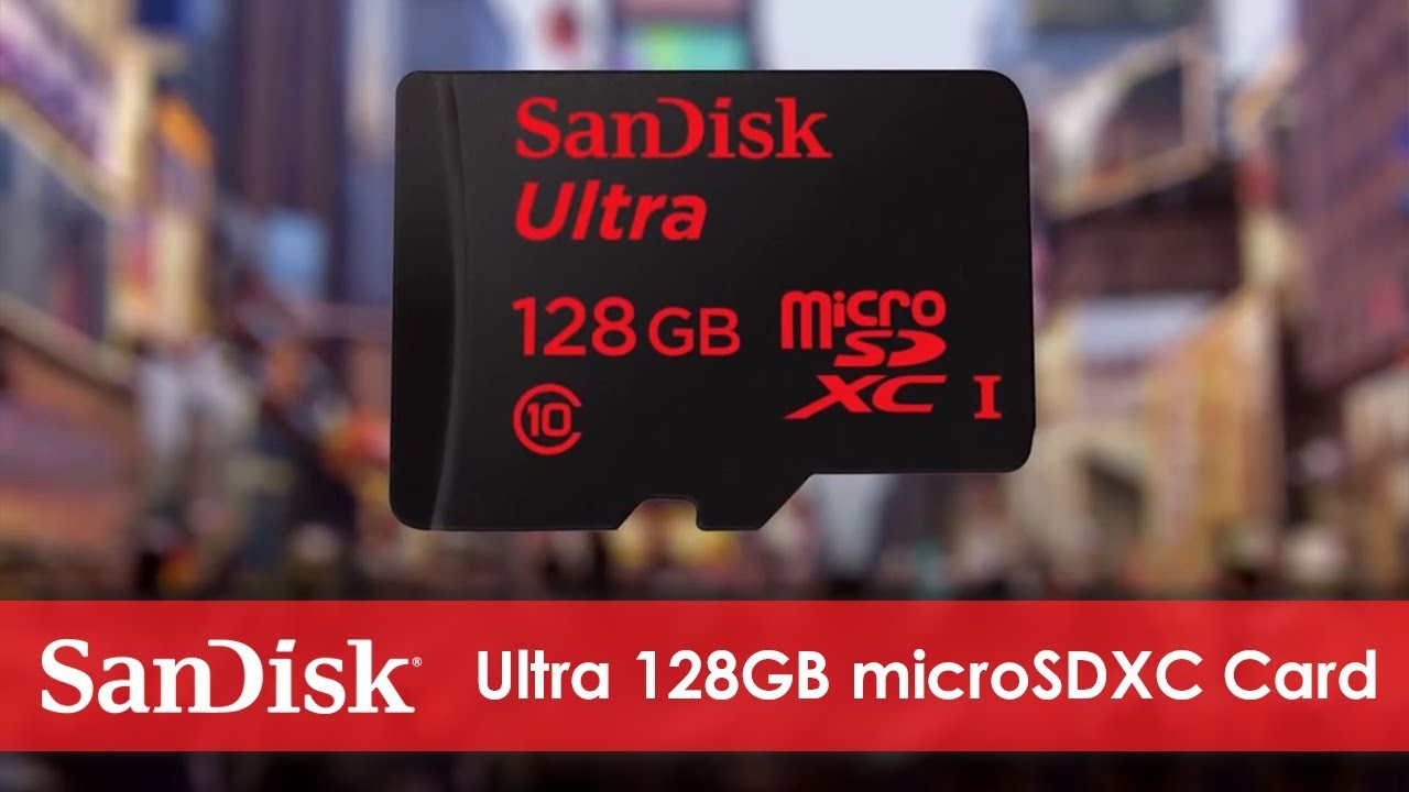 Sandisk Ultra 128gb Microsdxc Card Youtube