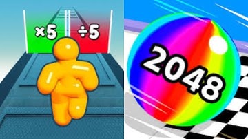 Tall Man Run | Ball Run 2048 - All Level Gameplay Android,iOS - NEW MOD APK MEGA UPDATE GAMEPLAY