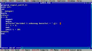 Tutorial Pascal part 22_Perulangan Repeat Until_1