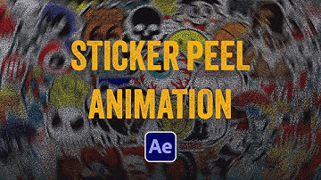 TRENDY Sticker Peel Animation in After Effects! (Super Easy!)