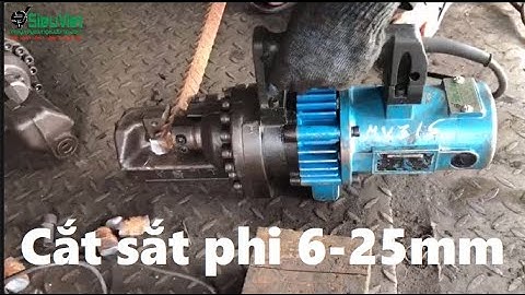 Máy cắt sắt thủy lực cầm tay cũ Hàn Quốc