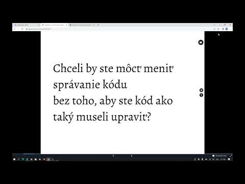 Náhľad videa: P8: Aspektovo-orientované programovanie (desktop)