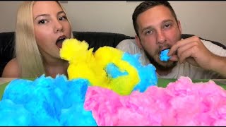 ASMR Cotton Candy (SOFT TINGLY EATING SOUNDS) no talking I MUKBANG - ASMR Lulu & MM screenshot 2