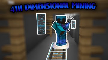 MINING FULL DIAMOND IN THE 4TH DIMENSION... (Hypixel UHC)