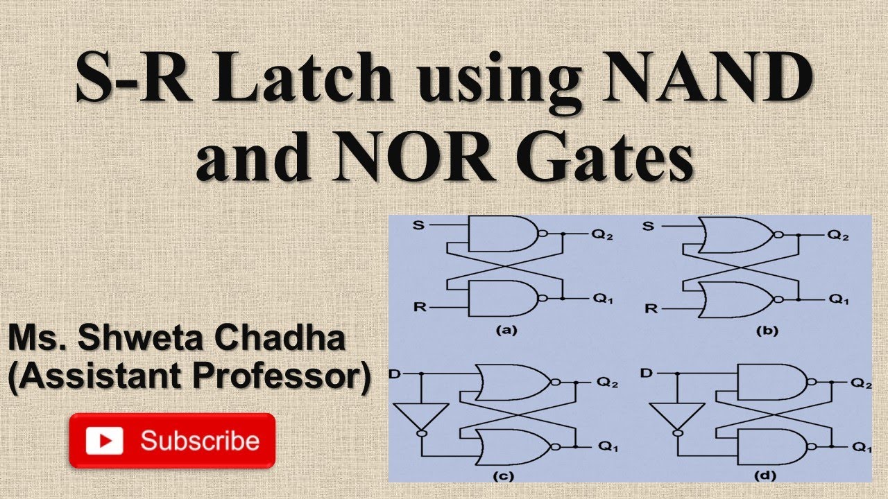 SR Latch using NAND and NOR gates - YouTube